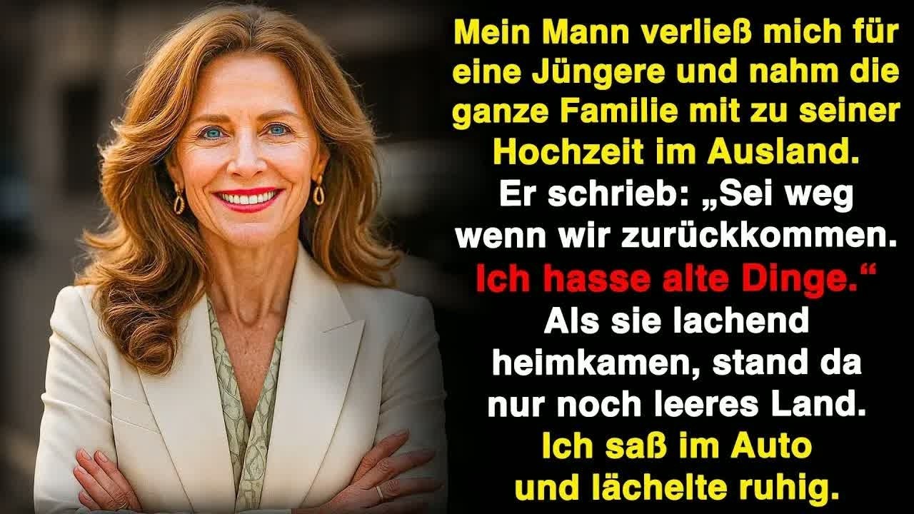 Er sagte, ich sei alt und für ihn gestorben – also begrub ich unser 2 000 000 € Haus!