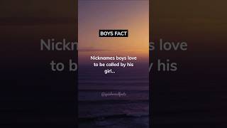 Celebrity Nicknames Boys Love To Be Called By His Girl... #shorts Profile