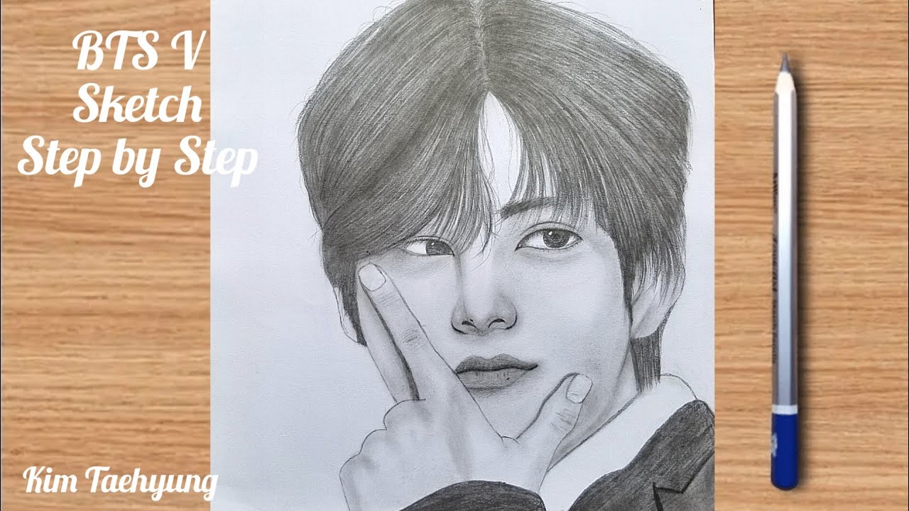 Discover 101+ drawing kim taehyung super hot