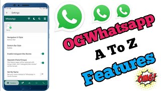 Og Whatsapp A To Z Settings Tricks 2022 || og whatsapp tricks 2022 || og whatsapp secret setting screenshot 3