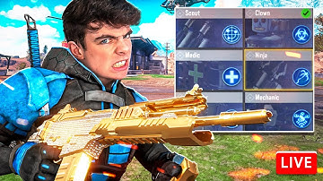 USING EVERY BATTLE ROYALE CLASS in COD Mobile...