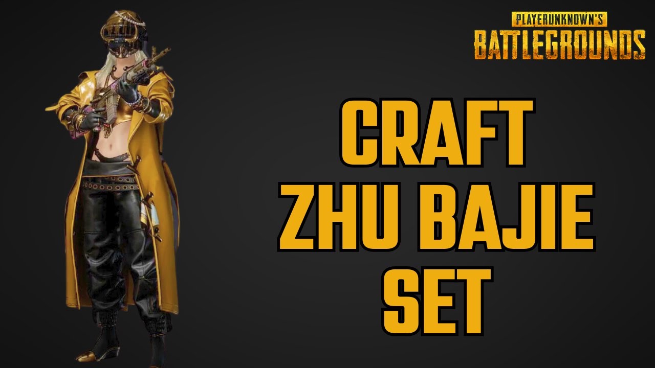 How to Craft Zhu Bajie Set in Pubg PC 2024? - YouTube