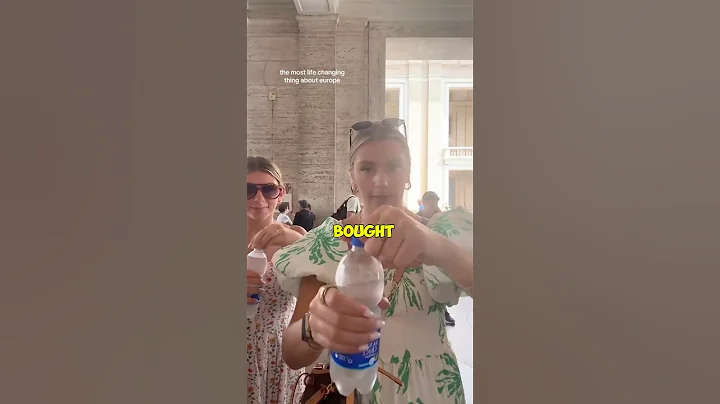 She Was Shocked By Water Bottles In Europe #shorts