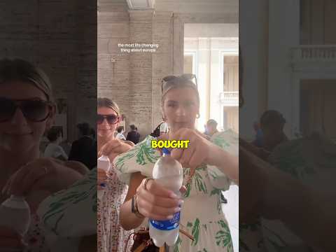 She Was Shocked By Water Bottles In Europe shorts