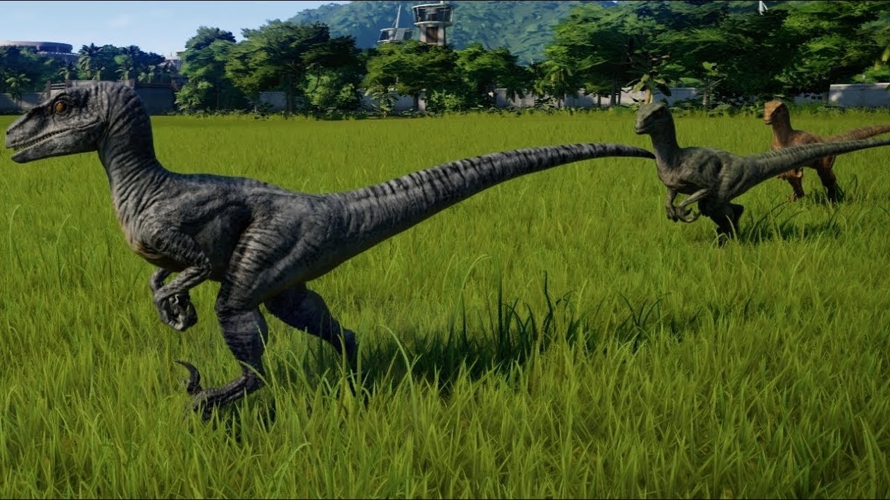 Jurassic World Evolution Blue Echo Delta And Charlie Vs Indoraptor 1080p 60fps Youtube 