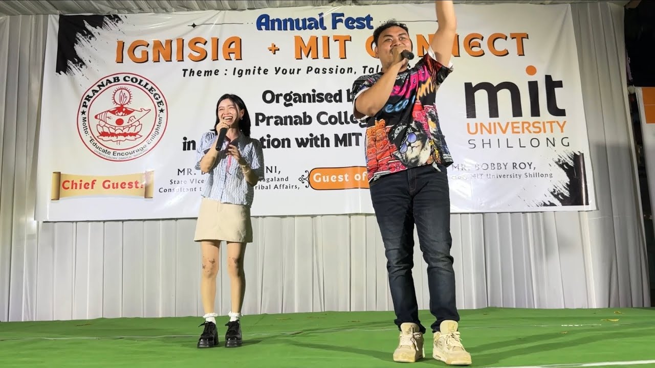 He forced me to sing at Nagaland college and it went like this?