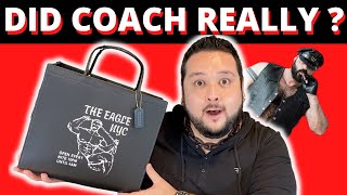 COACH UNBOXING | NEW COACH CASHIN CARRY 32 WITH THE EAGLE NYC PRINT !