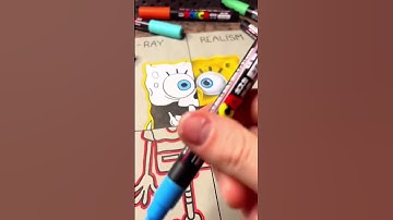 Drawing SpongeBob Part 3 ✨GLITCH