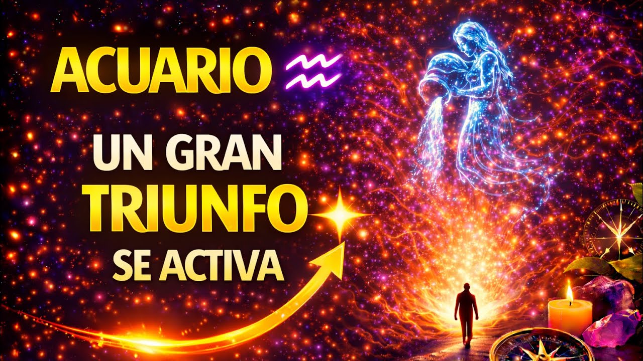 ACUARIO ♒️: Un Gran Triunfo Está Por Activarse en Tu Vida - YouTube