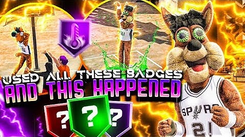 I used my 100+ badge build to use EVERY badge in nba 2k20 in ONE GAME and this happened..