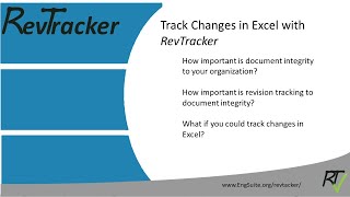 Track Changes in Excel with RevTracker screenshot 4