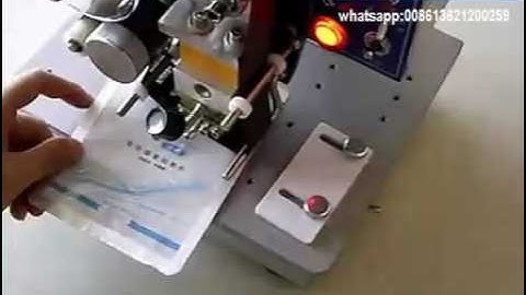 Ribbon Hot Code printer,coding machine,date printing machine