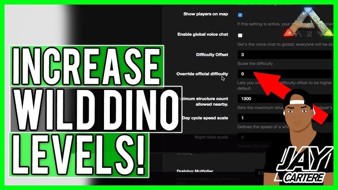 ARK ➜ Replace LevelCap of Dinos and Players