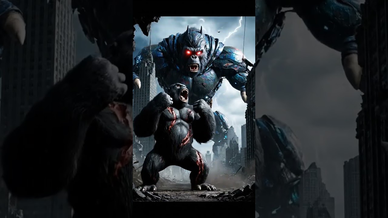 KING KONG & BATMAN VS ALIEN SWARM 1