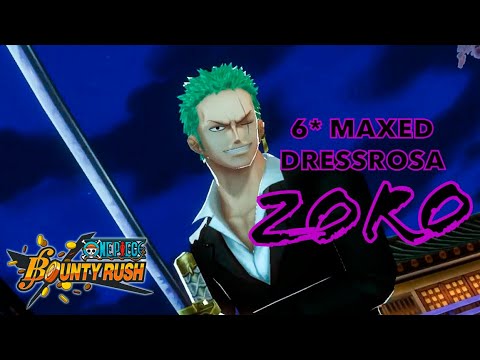 6* MAXED Dressrosa Zoro SS League Gameplay 1 | One Piece Bounty Rush ...