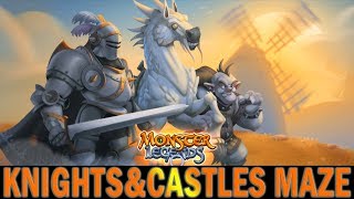 Monster Legends Knights & Castles Maze Rocigon Quixote Panzus Rocigon Is Aaaamaaazing