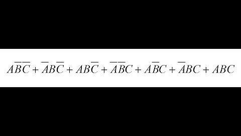 Digital Logic - Simplification of an SOP Expression 04