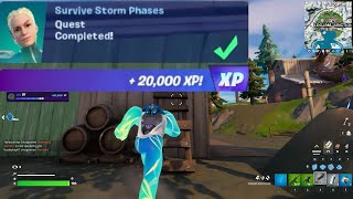 Survive Storm Phases Fortnite