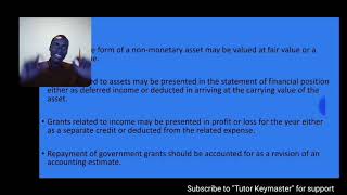 IAS 20 - Government Grants