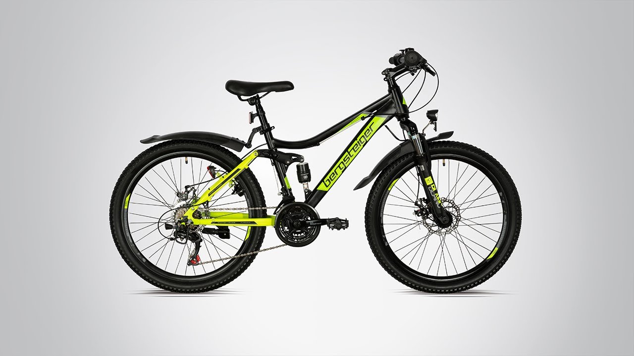 Bergsteiger Broome 24 Zoll Mountainbike Schwarz