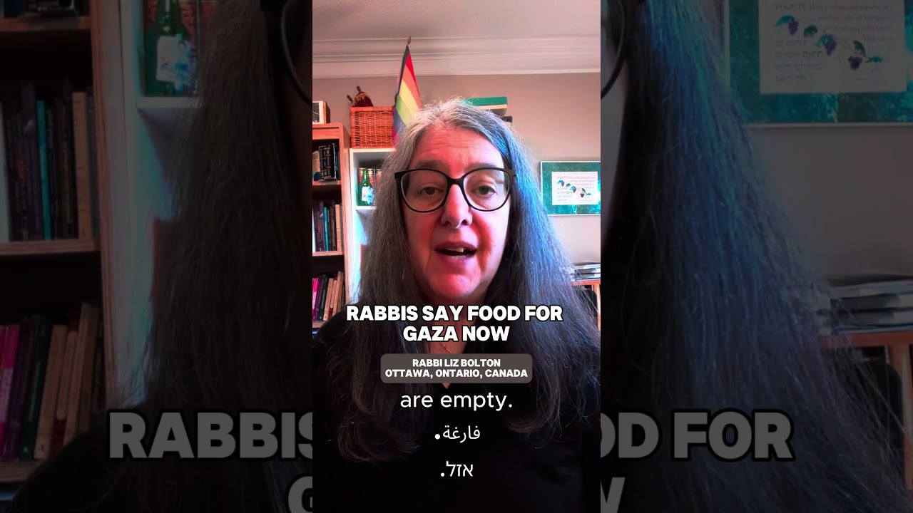 Rabbis Say Food for Gaza Now