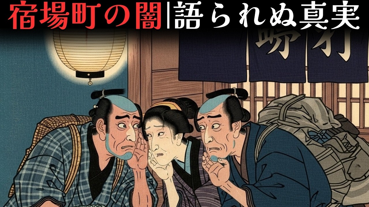 【江戸の闇】教科書が教えない宿場町の真実。美しき交流拠点の裏に潜む庶民の絶望【江戸時代の庶民】【江戸ログ】