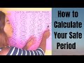 HOW TO CALCULATE SAFE PERIOD TO AVOID PREGNANCY. #women'shealth #safeandunsafeperiod