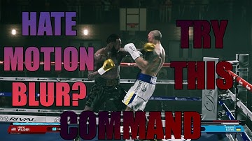 Undisputed *MOTION BLUR OFF?* #shorts