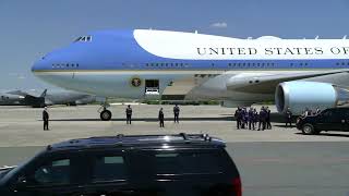 Biden arrives in NC to visit with families of officers killed and wounded officers: RAW VIDEO