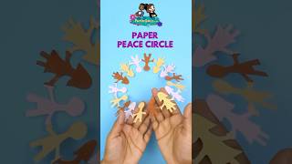 Craft harmony one paper fold at a time! 🕊️☮️ #shorts #papergirls #papercraft #peace #mlk