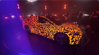 CES 2023 - VW ID.7 electric car with digital camouflage demo