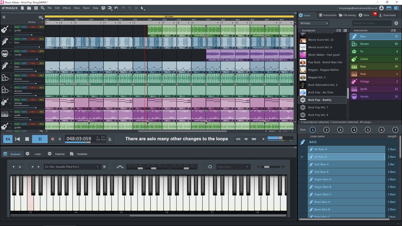 Magix Music Maker - Rock Pop Thingy - YouTube