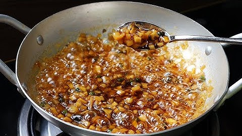 Công Thức Làm KHO QUẸT CHAY kèm Tóp Mỡ Chay Giòn Giòn