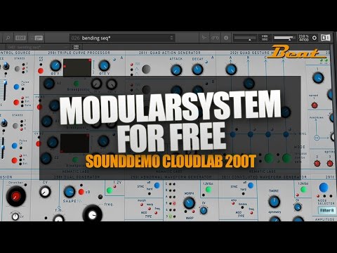 Free Buchla Style Modularsystem: Trevor Gavilan Cloudlab 200t #Sounddemo01