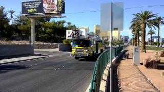 Clark County FD Truck 11 Responding