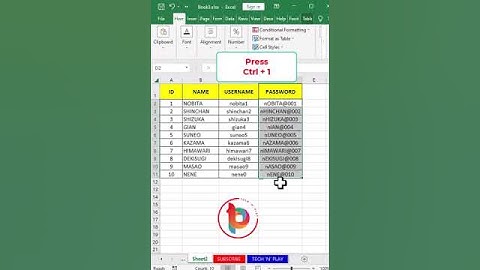 HIDE TEXT In Excel 😎 #shorts #exceltricks #excelshortcutkeys #msexcel #exceltips #hide #data 🔥