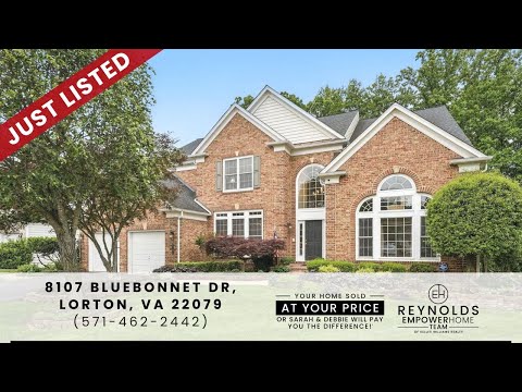 8107 Bluebonnet Dr, Lorton, VA home video tour