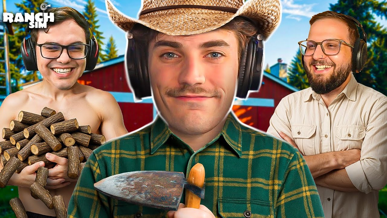 OS COLEGAS GANHARAM UMA FAZENDA | Ranch Simulator
