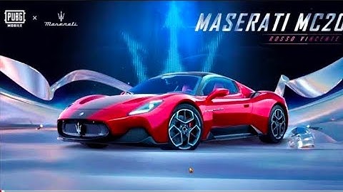 Pubg mobile Next Super Car Collaboration | Pubg mobile X Maserati | Official Trailer