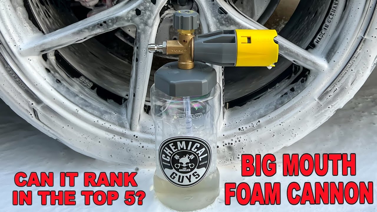 Chemical Guys Launches TORQ Big Mouth Max Release Foam Cannon For