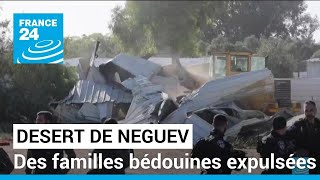 Dans Le Désert De Néguev Israël Rase Plusieurs Villages Bédouins Pour Faire Une Route