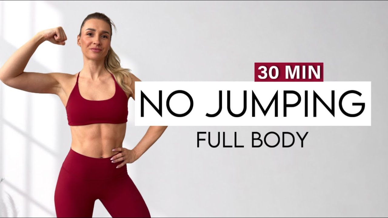 30 MIN KILLER FULL BODY Workout - No Jumping - Bodyweight Home Workout ...