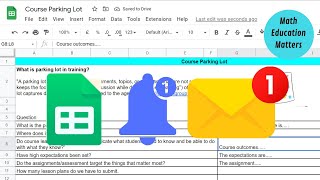 Set up Email Notifications on Your Google Sheets Document