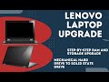 Upgrading a laptop - NO ADS OR COMMERICIALS!