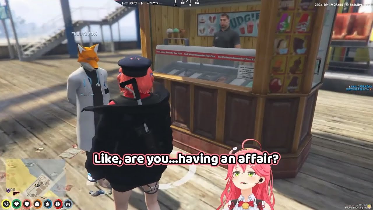 【#holoGTA】Miko went to the Amusement Park