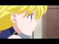 Sailor Moon Eternal Minako yells at her teammates about being a leader Cherami Leigh