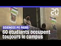 Une soixantaine dtudiants propalestiniens occupent toujours sciences po paris