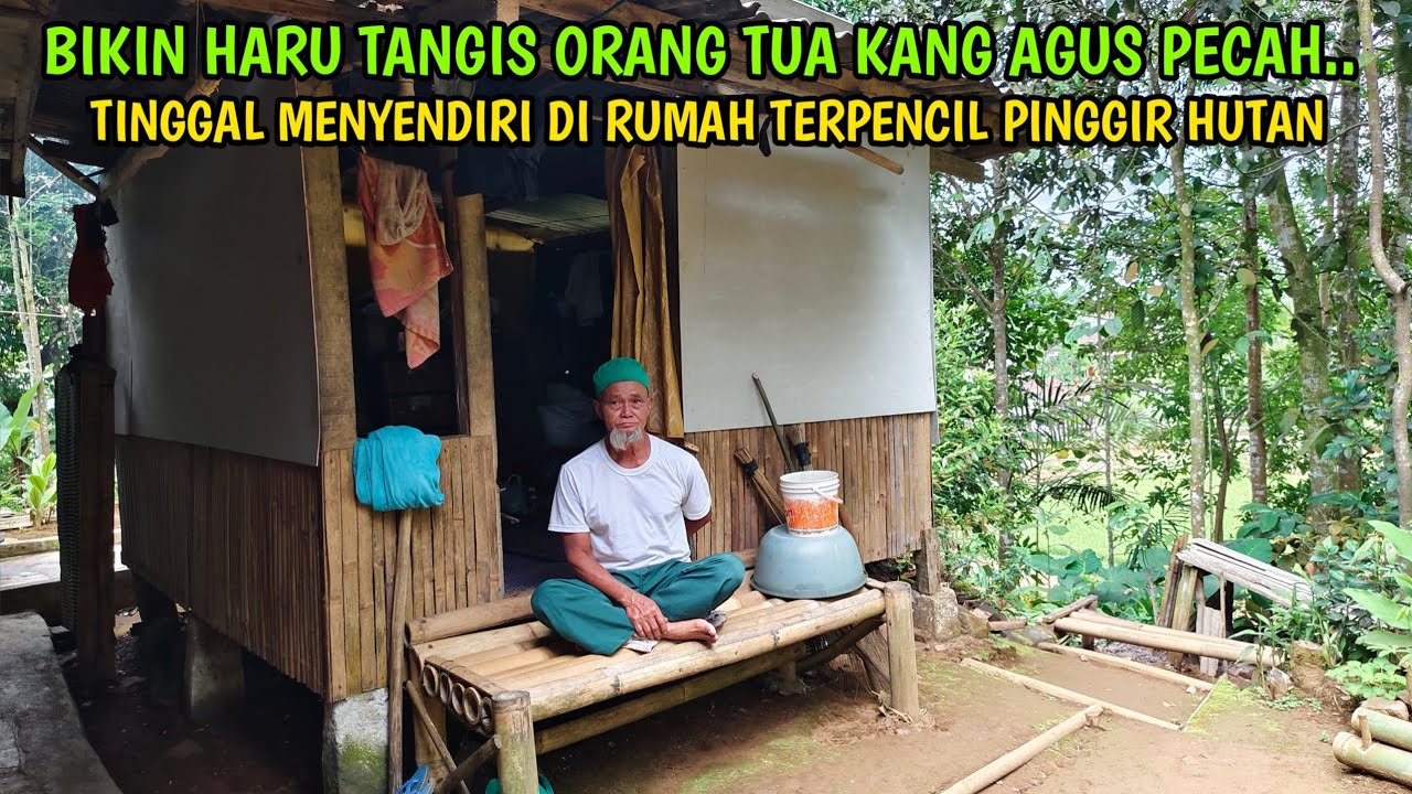 BIKIN HARU‼️TERNYATA BEGINILAH KEHIDUPAN KEDUA ORANG TUA KANG AGUS TINGGAL MENYENDIRI PINGGIR HUTAN