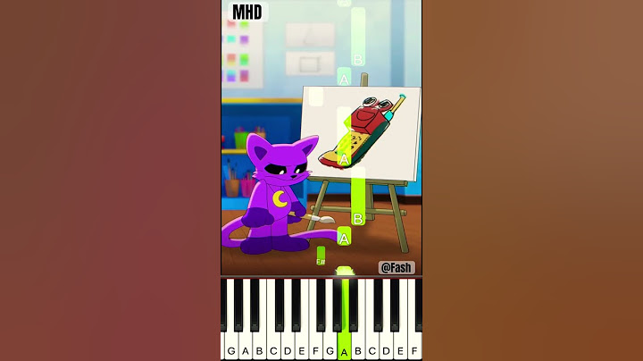 Best Painting Challenge: CatNap x CraftyCorn (Poppy Playtime 3 Animation)@fash - Piano Tutorial