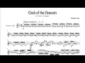 Clash of the elements for solo trumpet by nathan ost